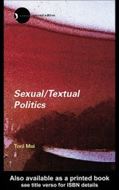 book Sexual/textual politics: feminist literary theory