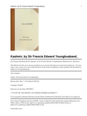 book Kashmir