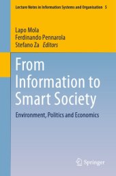 book From information to smart society: environment, politics and economics