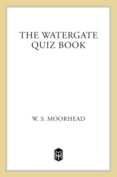 book The Watergate Quiz Book