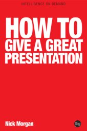 book How to Give a Great Presentation