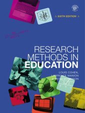 book Research methods in education