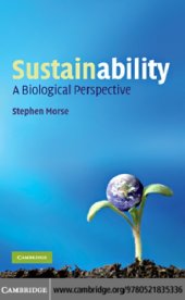 book Sustainability: a biological perspective