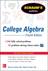 book Schaums̕ outline of college algebra