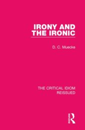 book Irony and the Ironic