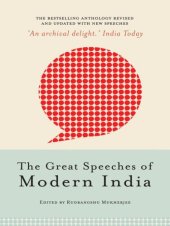 book The Great Speeches of Modern India