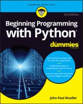 book Beginning Programming with Python For Dummies