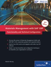 book Materials management with SAP ERP: functionality and technical configuration