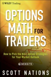 book Options Math for Traders How To Pick the Best Option Strategies for Your Market Outlook