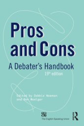 book Pros and cons: the debaters handbook