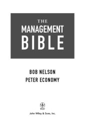 book The management bible