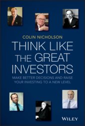 book Think like the great investors: make better decisions and raise your investing to a new level