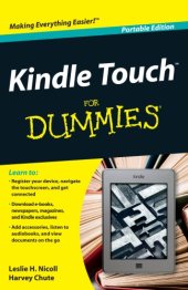 book Kindle touch for dummies