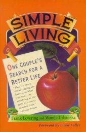 book Simple living: one couple's search for a better life