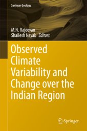 book Observed Climate Variability and Change over the Indian Region