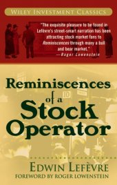 book Reminiscences of a Stock Operator