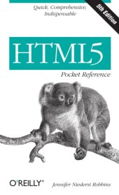 book HTML5: pocket reference