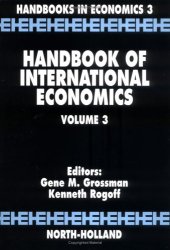 book Handbook of International Economics, Volume 3 (Handbooks in Economics)