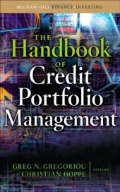 book The handbook of credit portfolio management