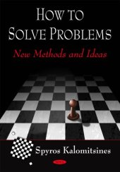 book How to Solve Problems: New Methods and Ideas