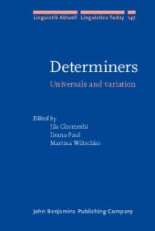 book Determiners: Universals and variation (Linguistik Aktuell/Linguistics Today)