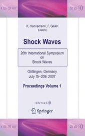 book Shock Waves: 26th International Symposium on Shock Waves, Volume 1