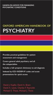 book Oxford American Handbook of Psychiatry