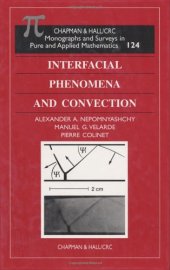book Interfacial Phenomena and Convection