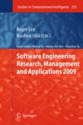 book Software Engineering Research, Management and Applications 2009