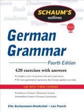 book Schaum's Outline of German Grammar, 4ed (Schaum's Outline Series)