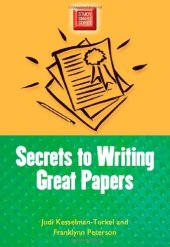 book Secrets to Writing Great Papers (Study Smart Series)