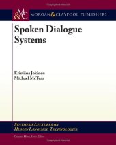 book Spoken Dialogue Systems (Synthesis Lectures on Human Language Technologies)