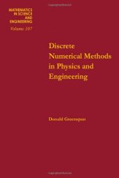 book Discrete Numerical Methods in Physics and Engineering