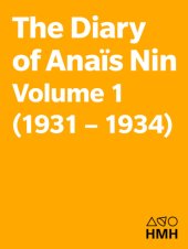 book The Diary of Anais Nin, Volume 1 1931-1934