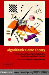 book Algorithmic game theory