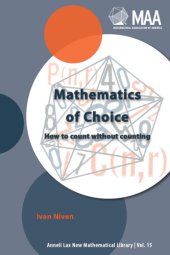 book Mathematics of choice, or, How to count without counting