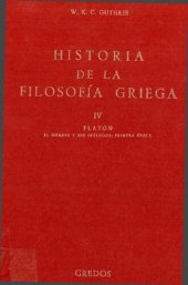 book Historia de la filosofía griega IV