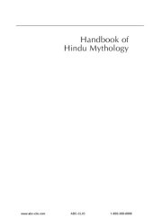 book Handbook of Hindu mythology