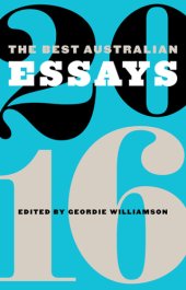 book The Best Australian Essays 2016