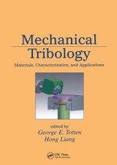 book Mechanical Tribology-Materials, Characterization, and Applications