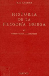 book Historia de la filosofía griega VI