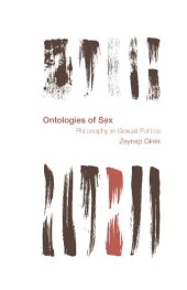 book Ontologies of Sex: Philosophy in Sexual Politics