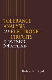 book Tolerance Analysis of Electronic Circuits Using MATLAB