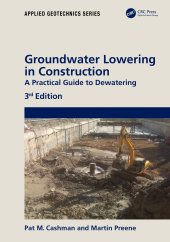 book Groundwater Lowering in Construction-A Practical Guide to Dewatering