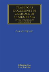 book Transport Documents in Carriage Of Goods by Sea-International Law and Practice