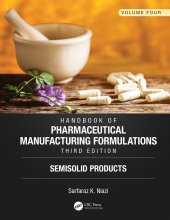 book Handbook of Pharmaceutical Manufacturing Formulations, Third Edition-Volume Four, Semisolid Products