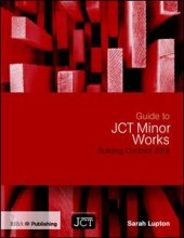 book Guide to JCT Minor Works Building Contract 2016