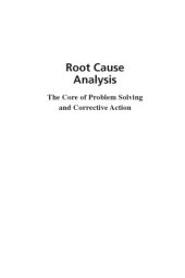 book Root cause analysis: the core of problem solving and corrective action