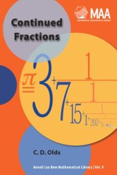 book Continued Fractions