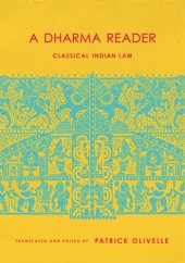 book DHARMA READER -: classical indian law